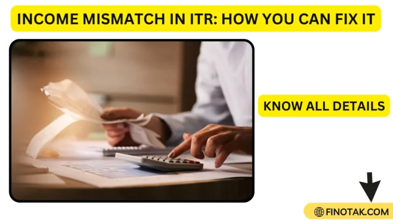 Income mismatch in ITR